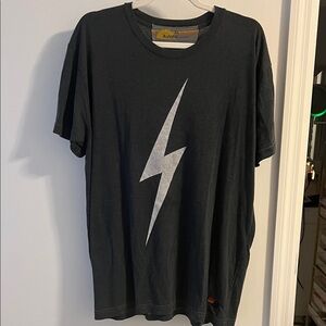 Aviator Nation Charcoal Lightning Tee